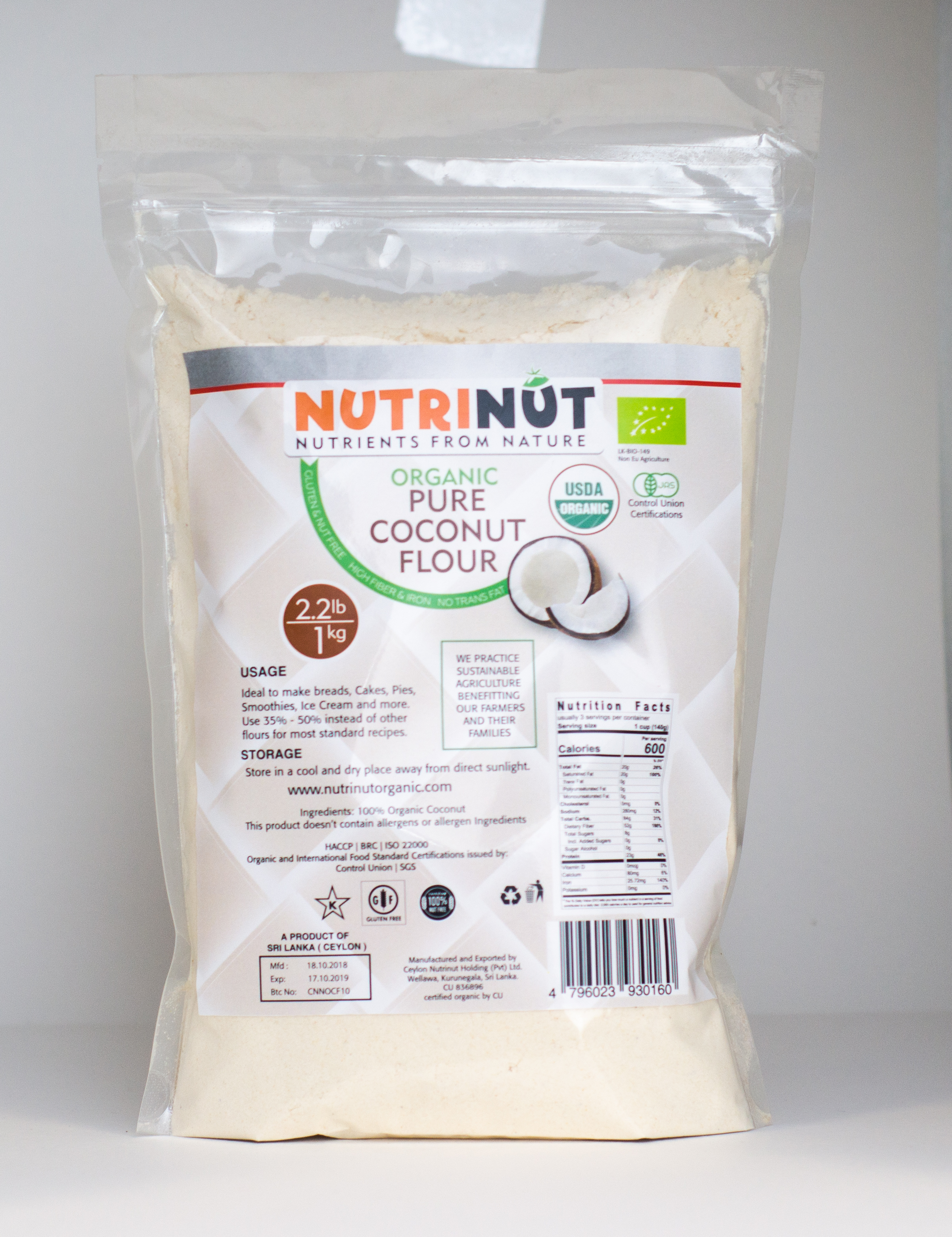 NutriNut Pure Coconut Oil