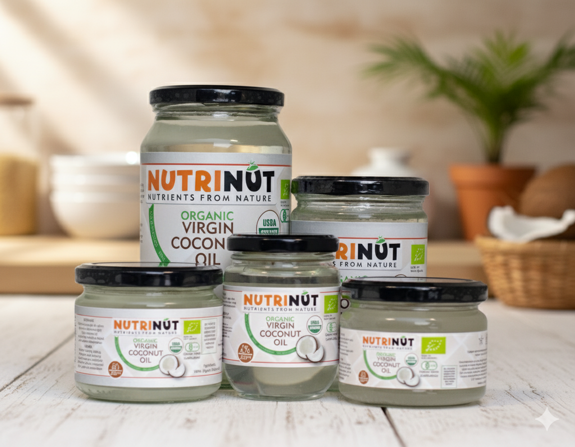 NutriNut Organic Coconut Oil